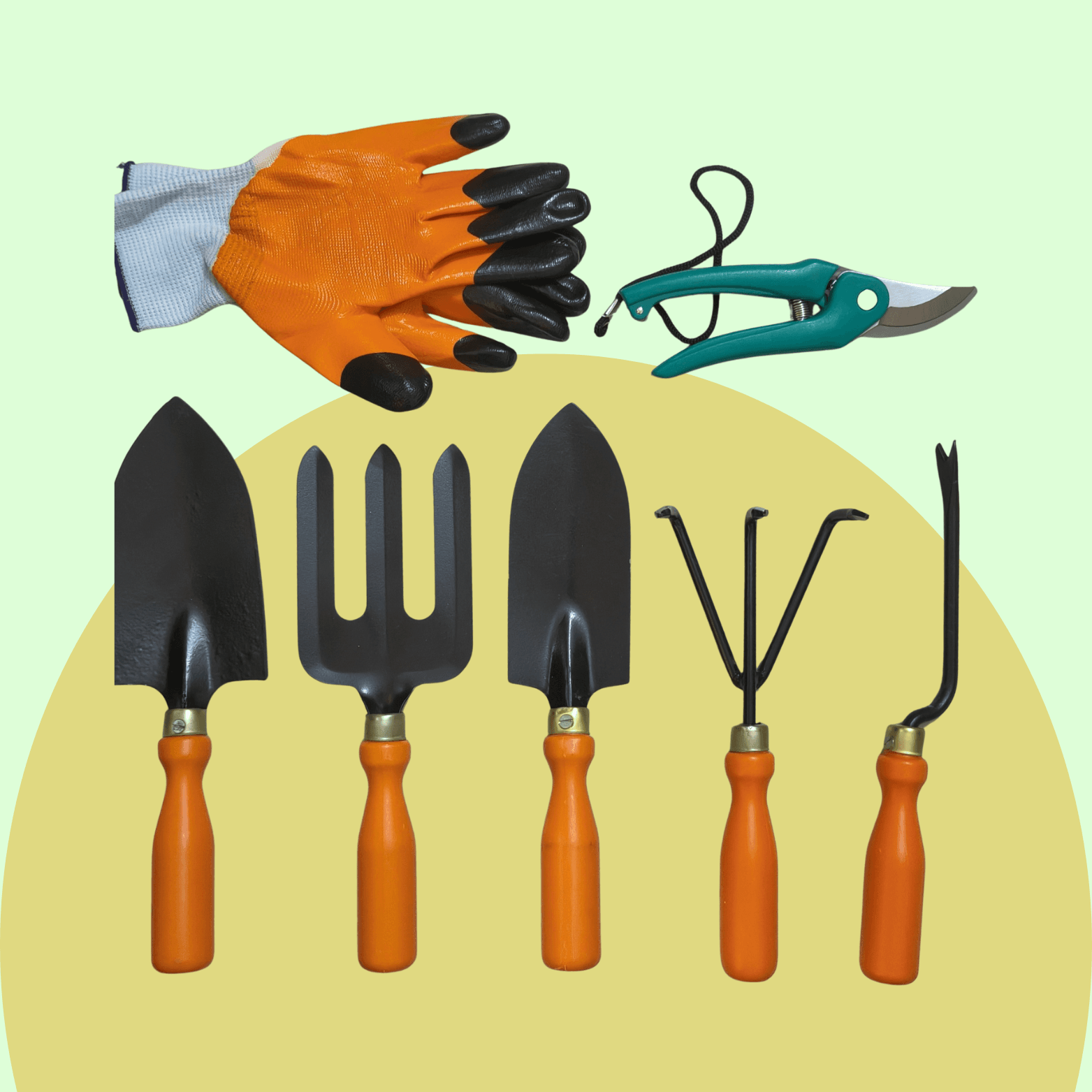 Home Gardening Set Big (Plastic Handle)